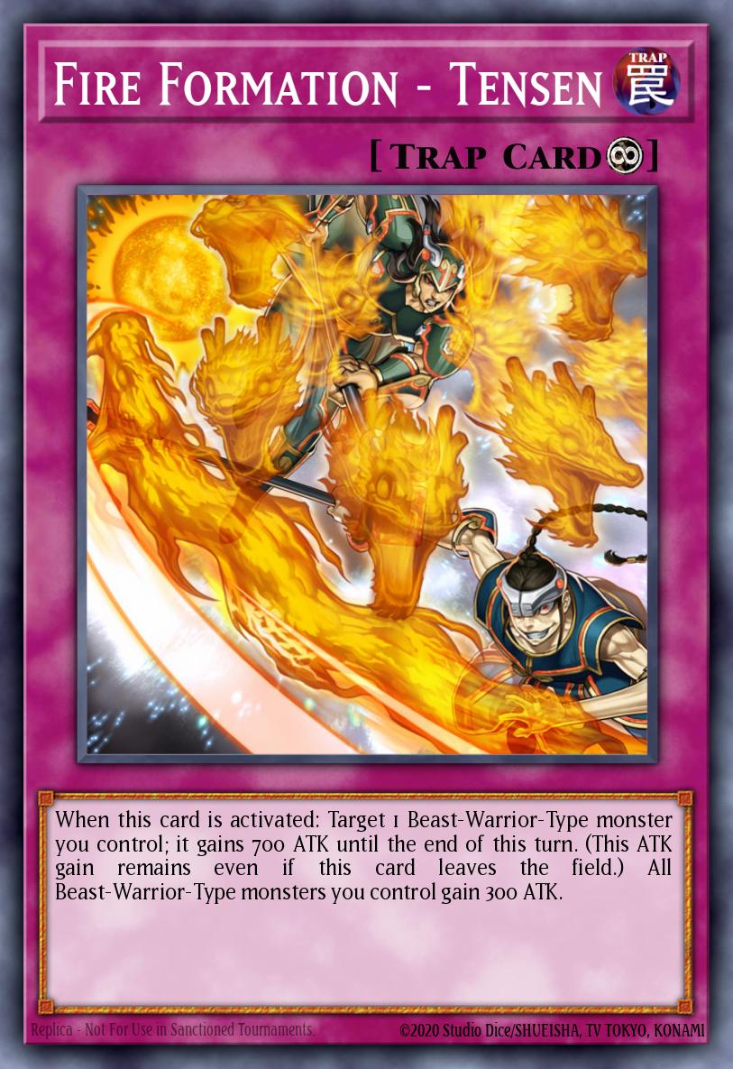 Fire Formation - Tensen Yu-Gi-Oh card