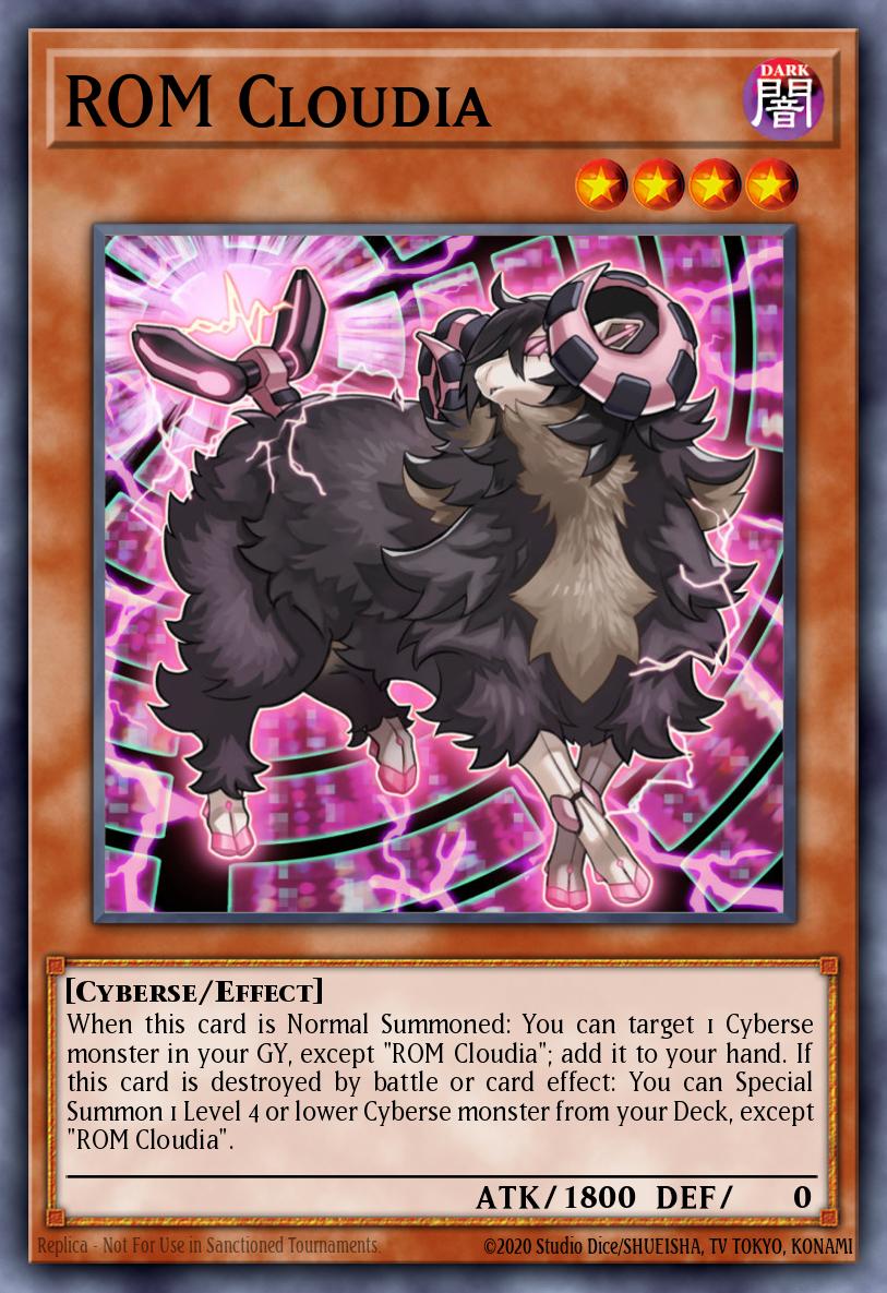 ROM Cloudia Yu-Gi-Oh card