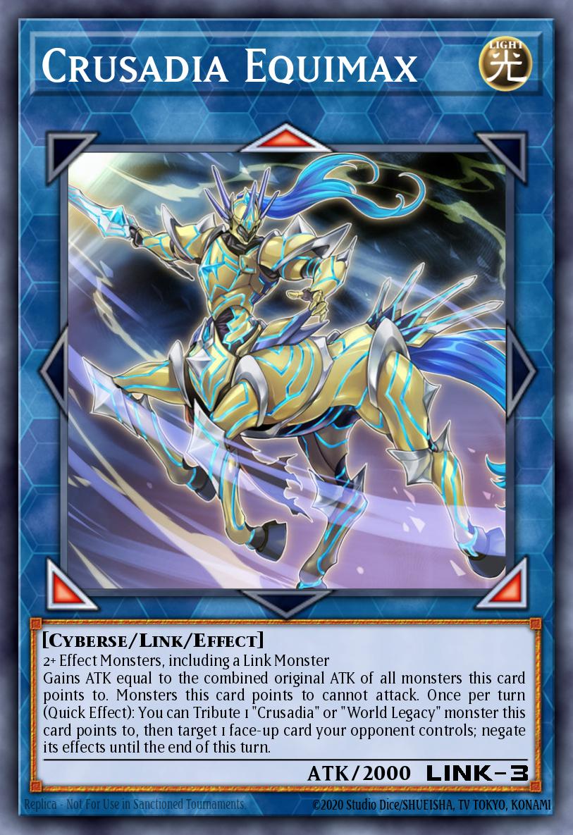 Crusadia Equimax Yu-Gi-Oh card