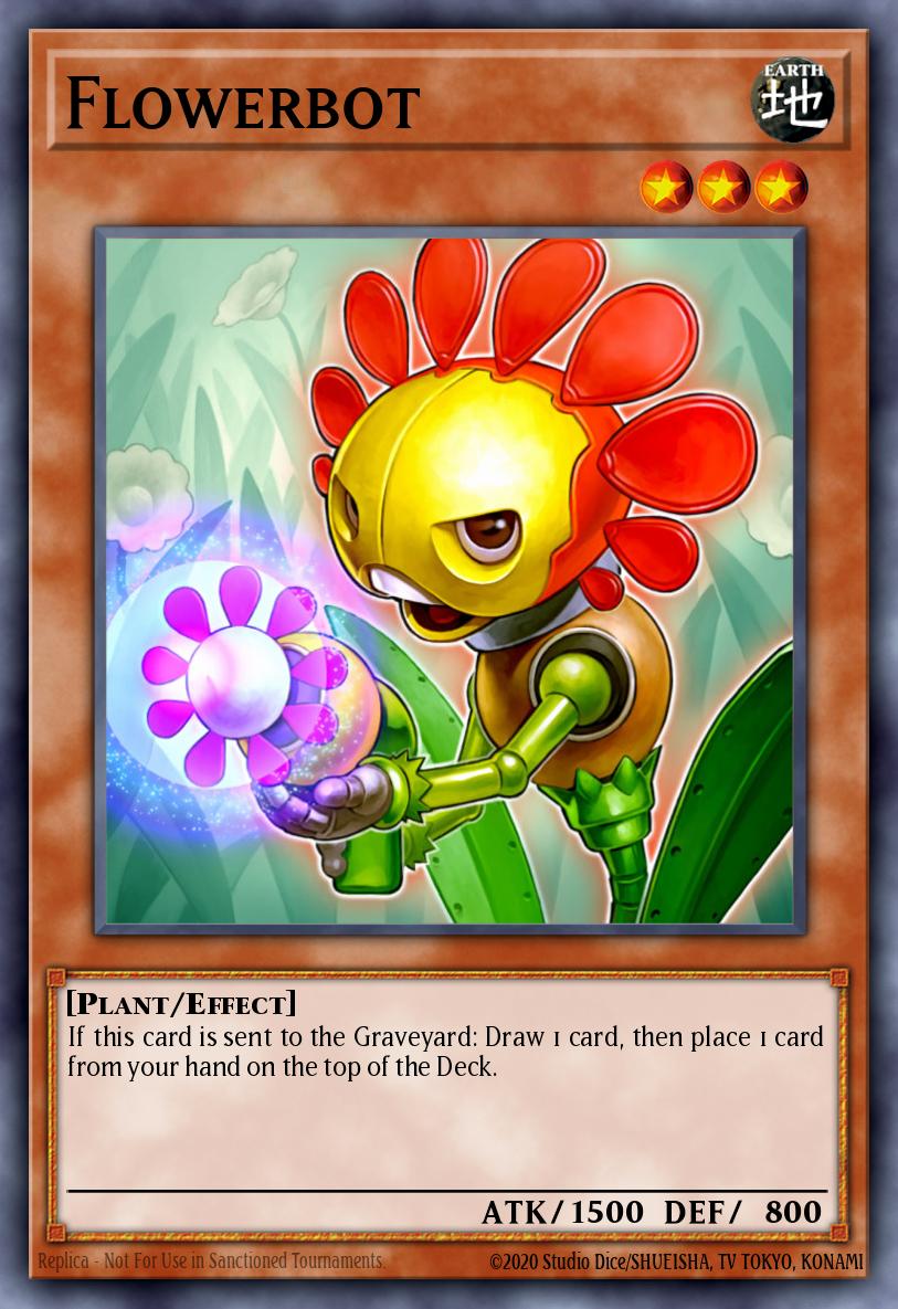 Flowerbot Yu-Gi-Oh card