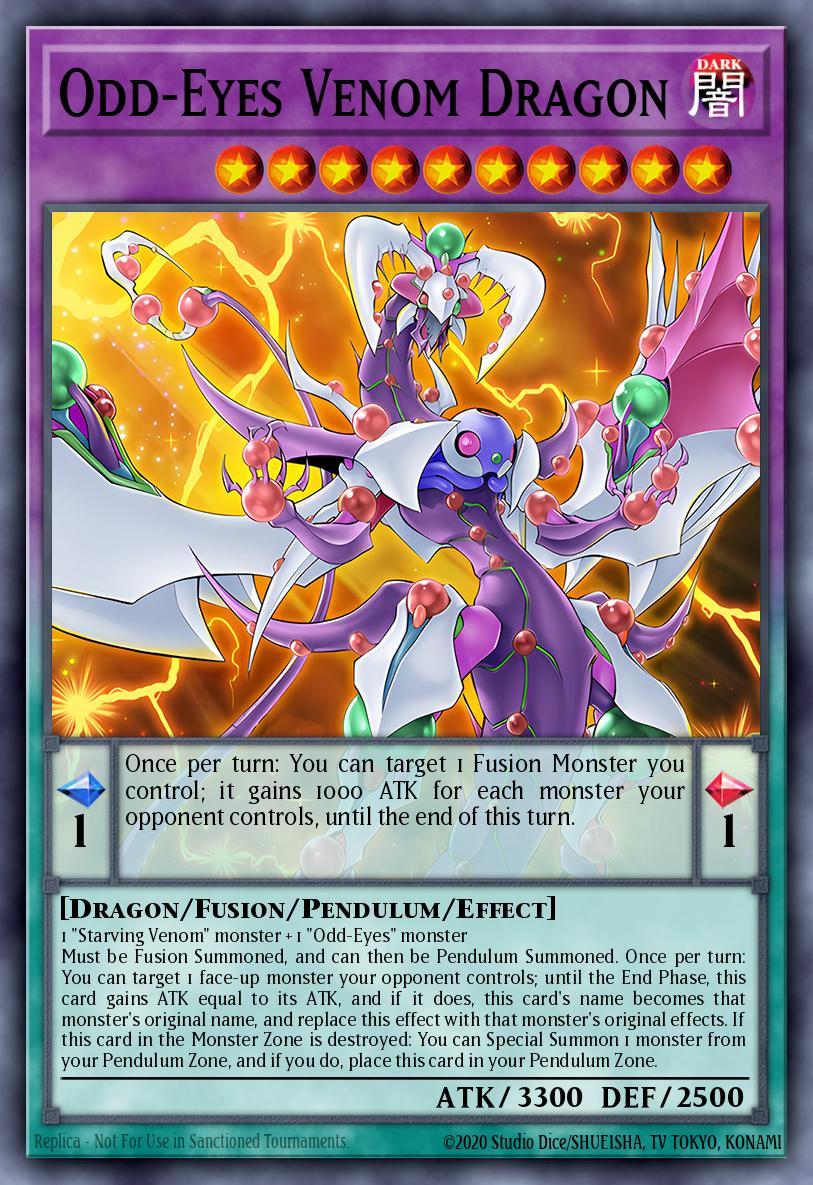 Odd-Eyes Venom Dragon Yu-Gi-Oh card