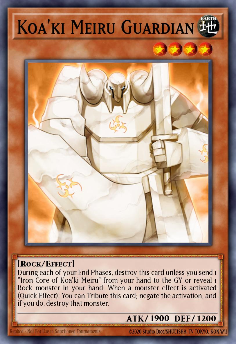 Koa'ki Meiru Guardian Yu-Gi-Oh card