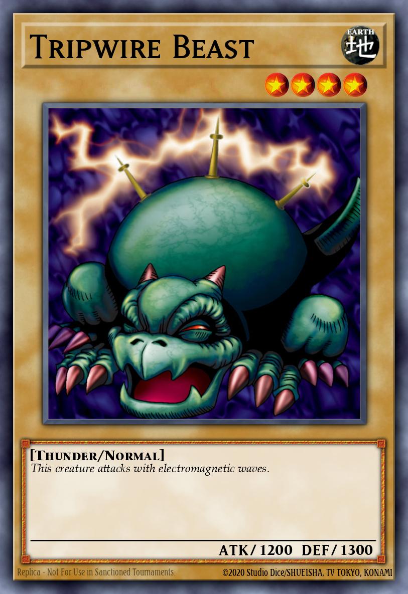 Tripwire Beast Yu-Gi-Oh card