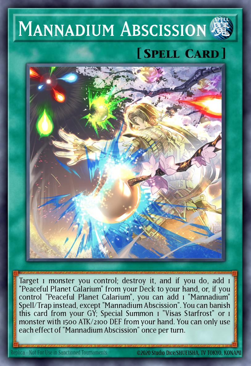 Mannadium Abscission Yu-Gi-Oh card