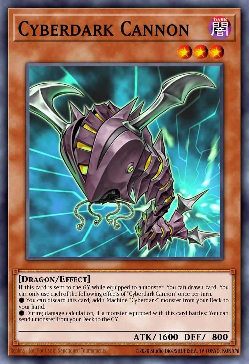 Cyberdark Cannon Yu-Gi-Oh card