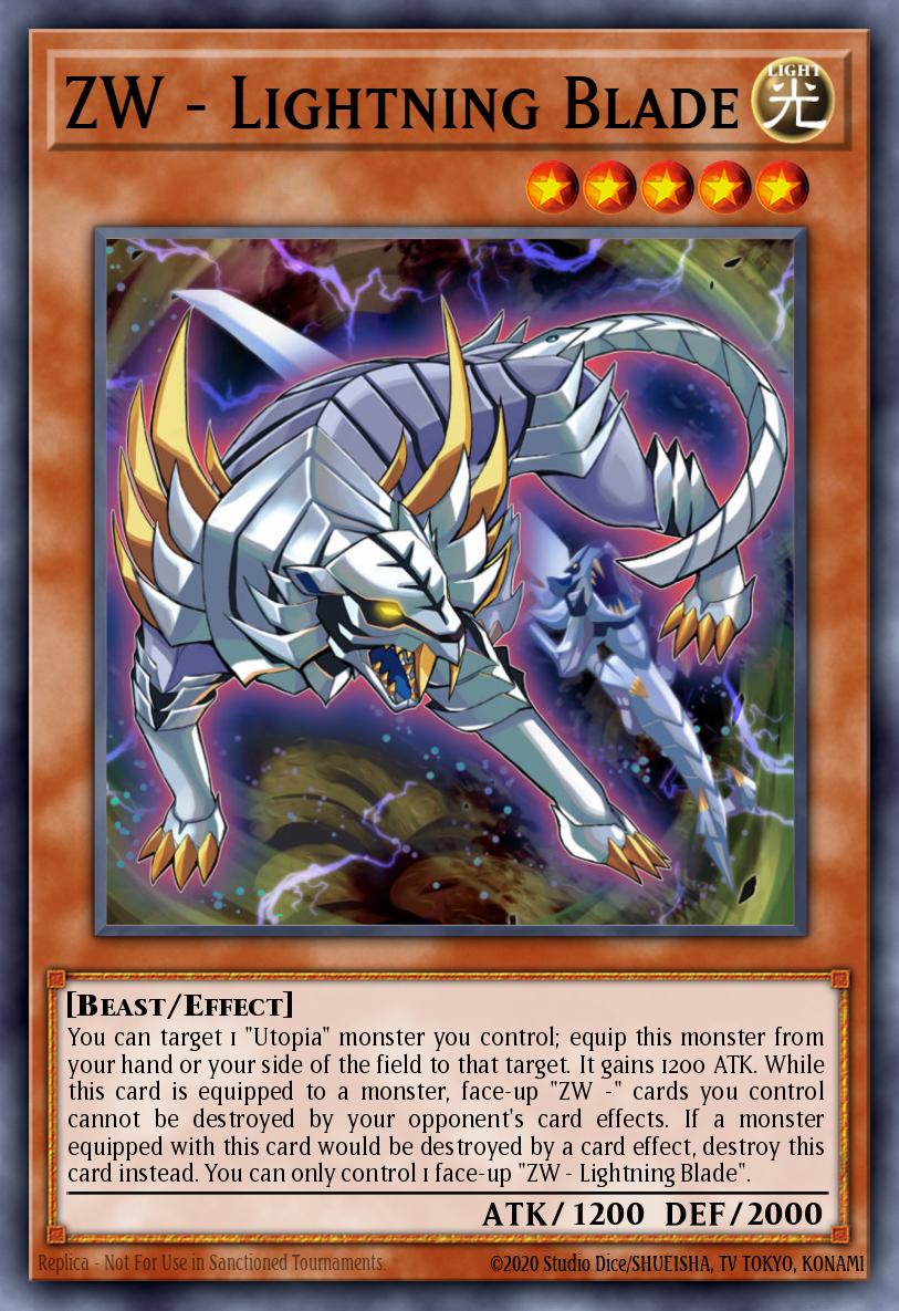 ZW - Lightning Blade Yu-Gi-Oh card