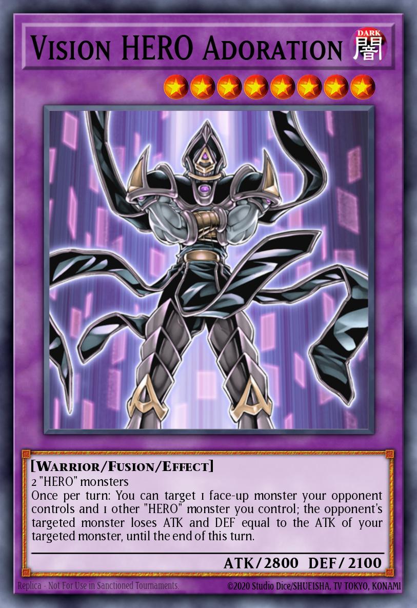 Vision HERO Adoration Yu-Gi-Oh card