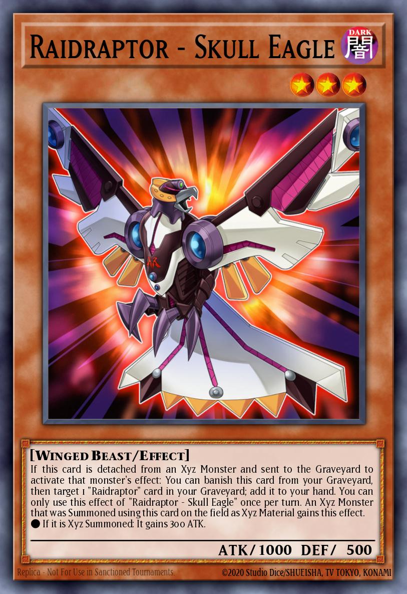 Raidraptor - Skull Eagle Yu-Gi-Oh card