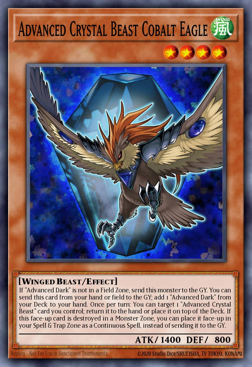 Advanced Crystal Beast Cobalt Eagle Yu-Gi-Oh card
