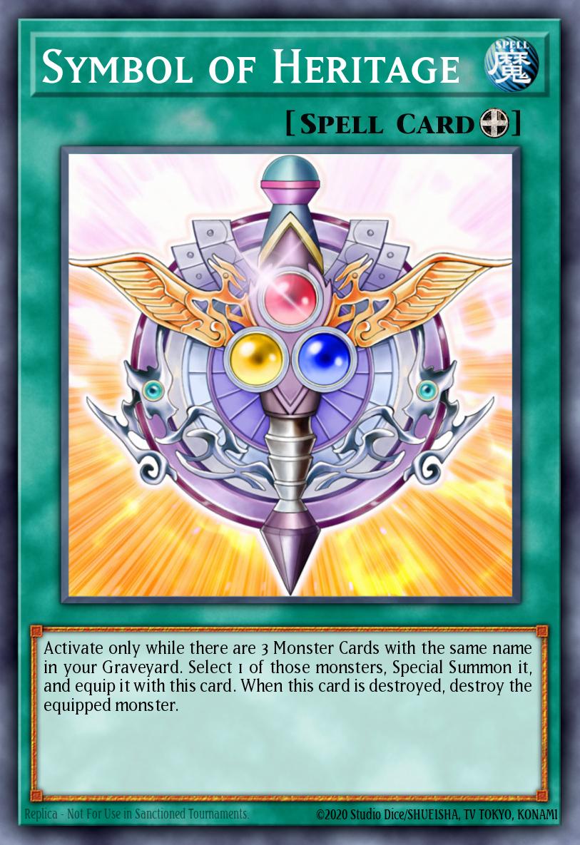 Symbol of Heritage Yu-Gi-Oh card
