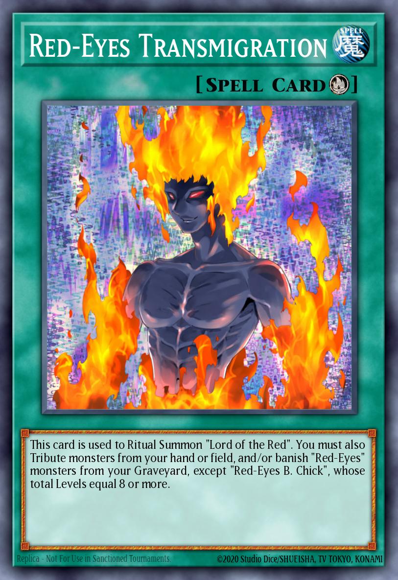 Red-Eyes Transmigration Yu-Gi-Oh card