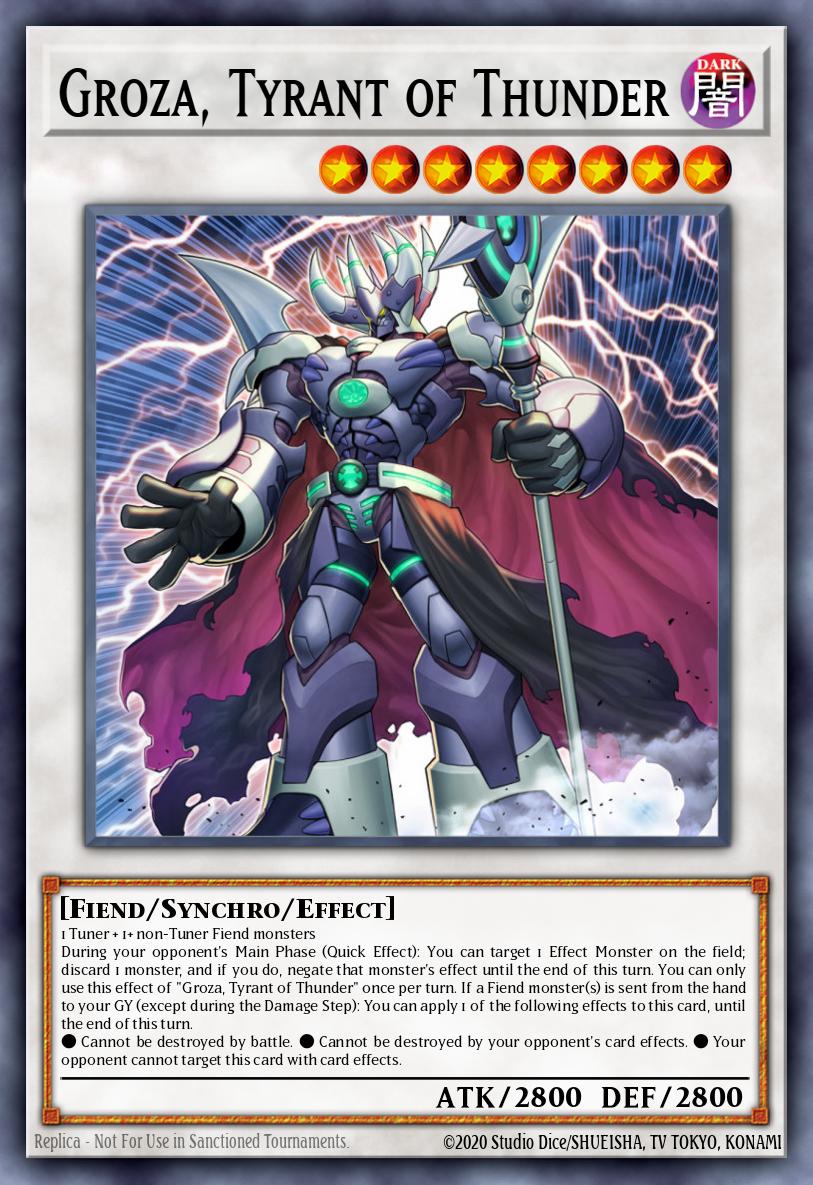 Groza, Tyrant of Thunder Yu-Gi-Oh card