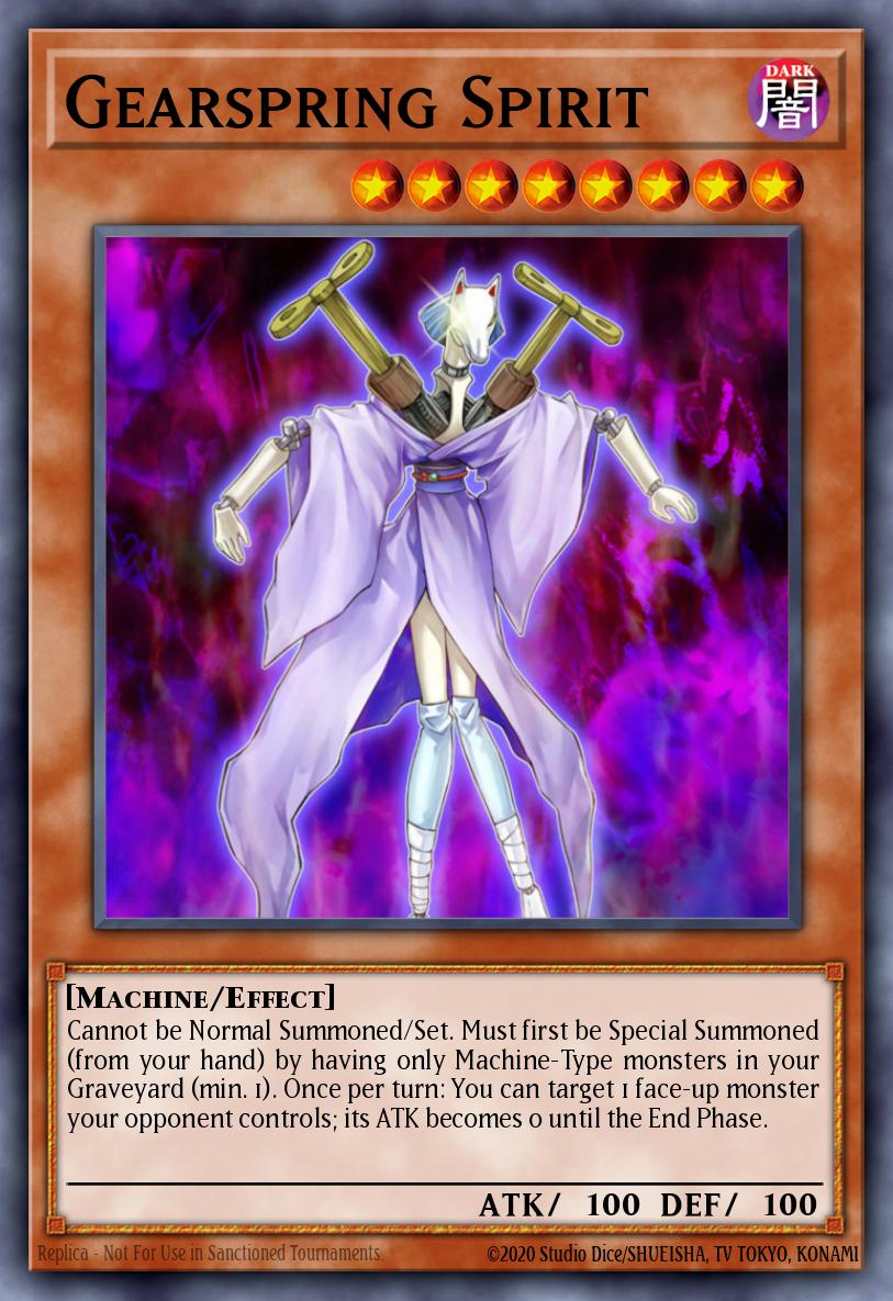 Gearspring Spirit Yu-Gi-Oh card