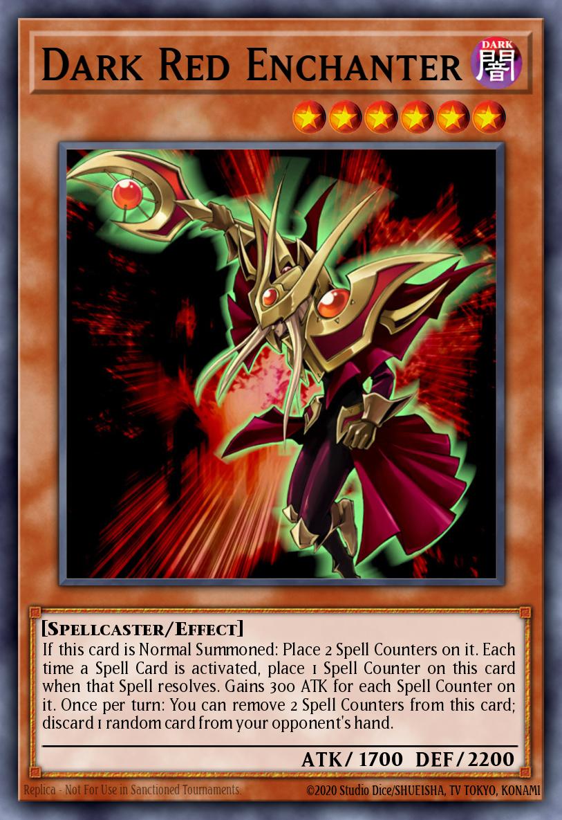 Dark Red Enchanter Yu-Gi-Oh card