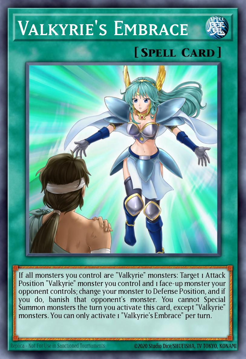 Valkyrie's Embrace Yu-Gi-Oh card