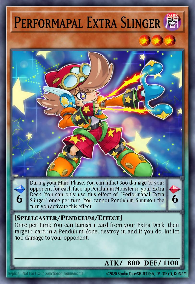 Performapal Extra Slinger Yu-Gi-Oh card