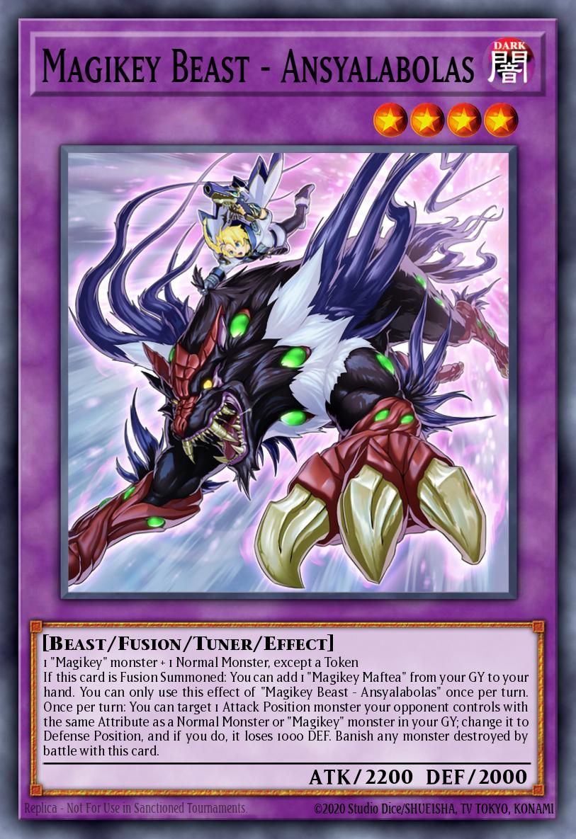 Magikey Beast - Ansyalabolas Yu-Gi-Oh card