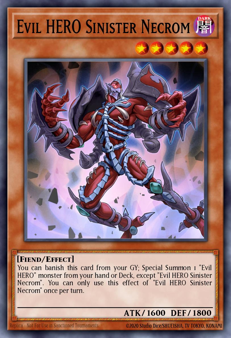 Evil HERO Sinister Necrom Yu-Gi-Oh card