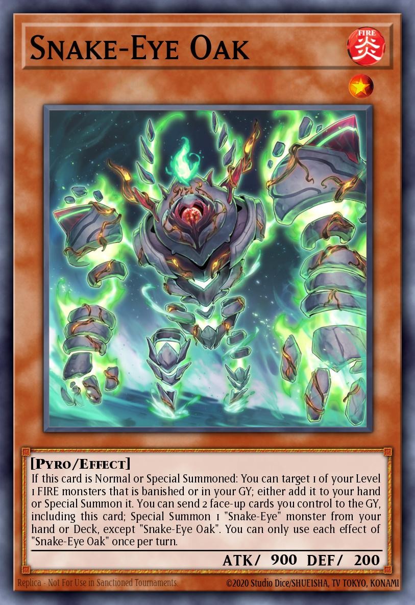 Snake-Eye Oak Yu-Gi-Oh card