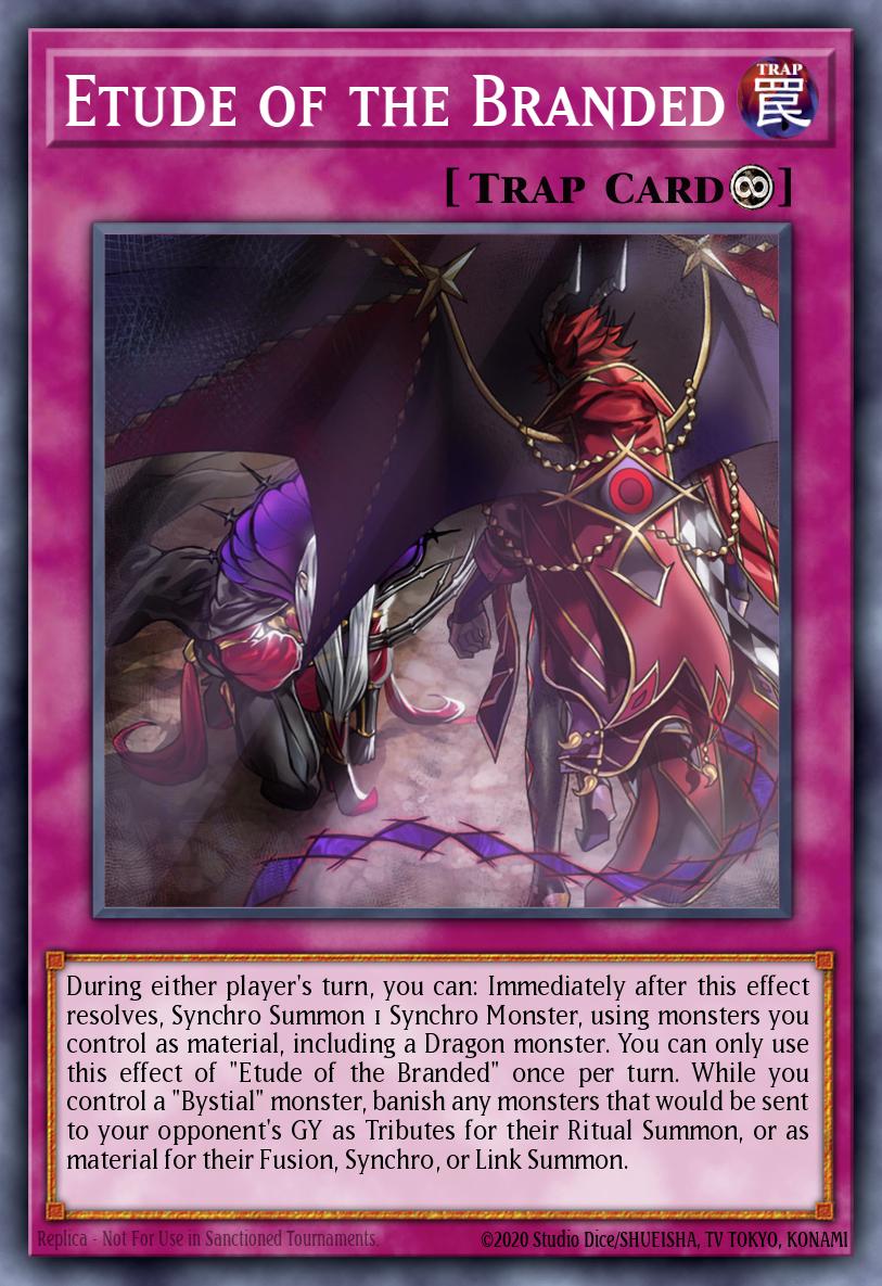 Etude of the Branded Yu-Gi-Oh card
