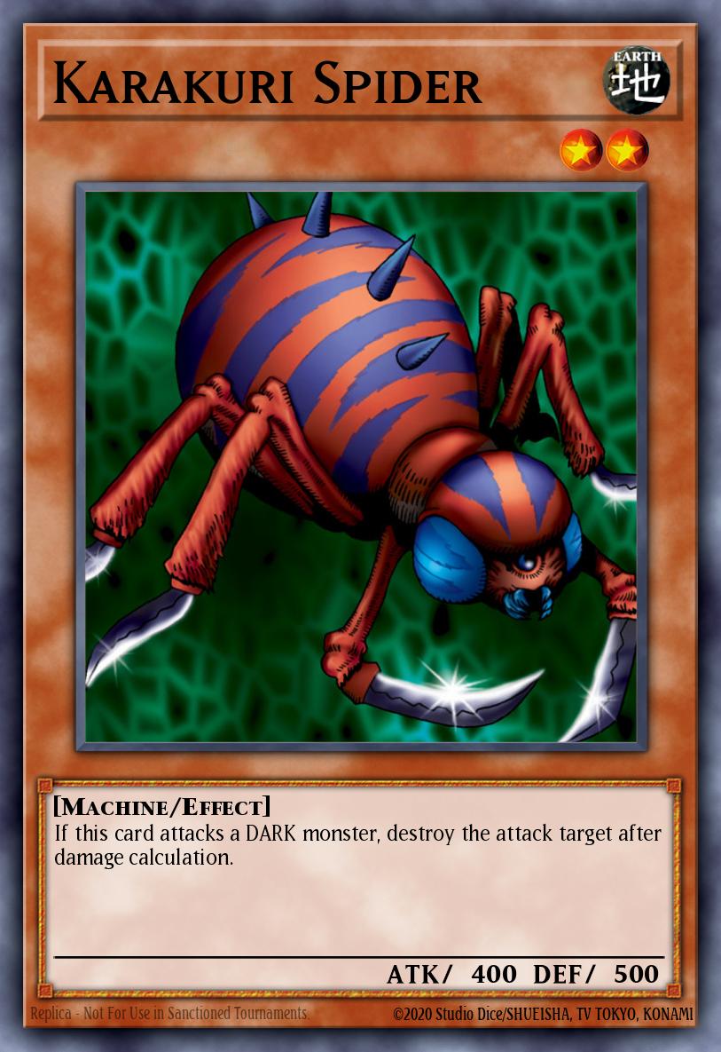 Karakuri Spider Yu-Gi-Oh card