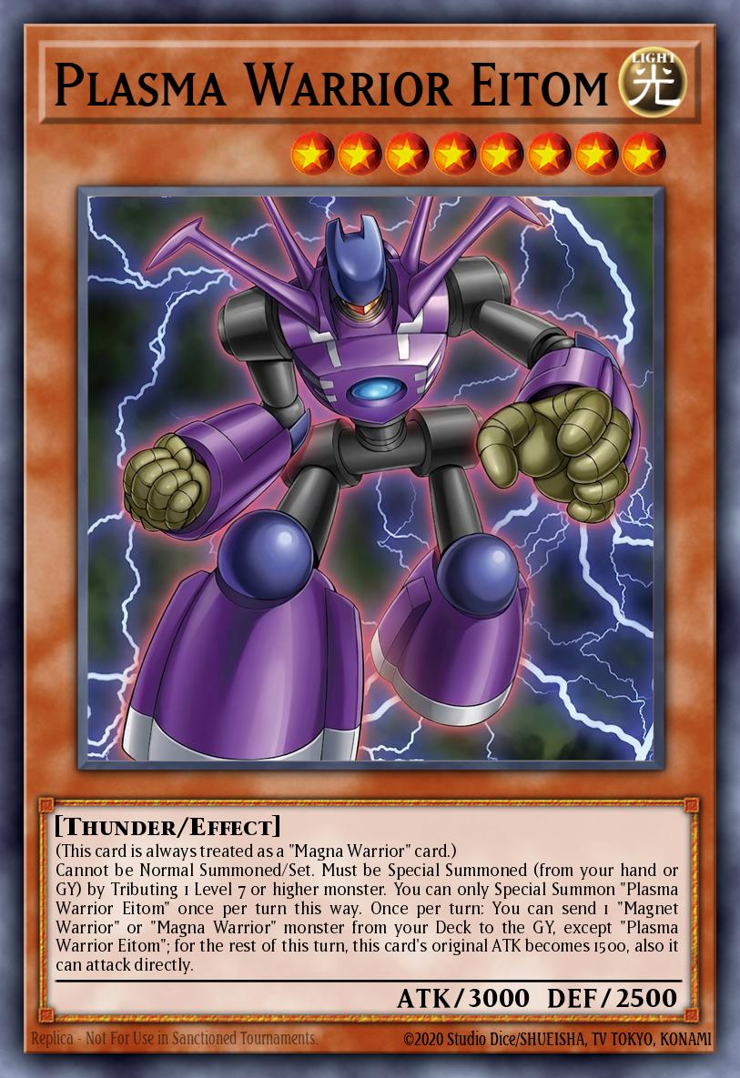 Plasma Warrior Eitom Yu-Gi-Oh card