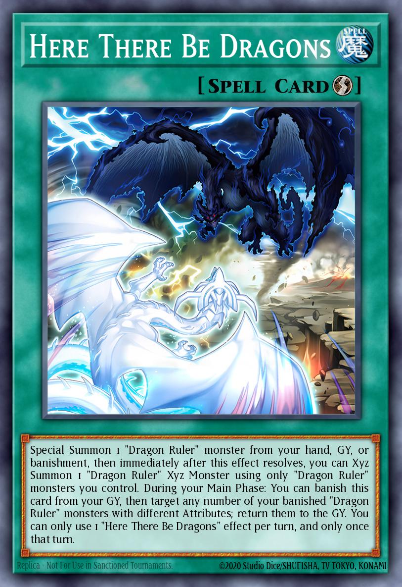 Here There Be Dragons Yu-Gi-Oh card