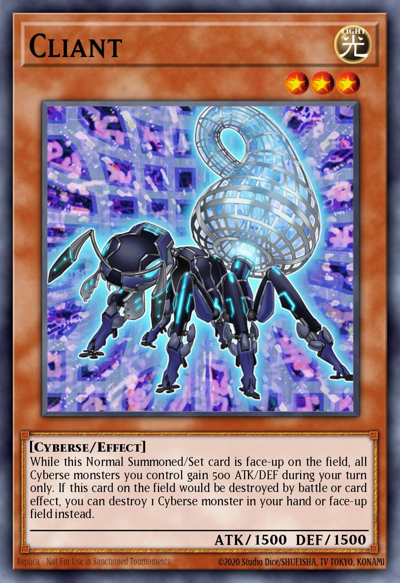 Cliant Yu-Gi-Oh card