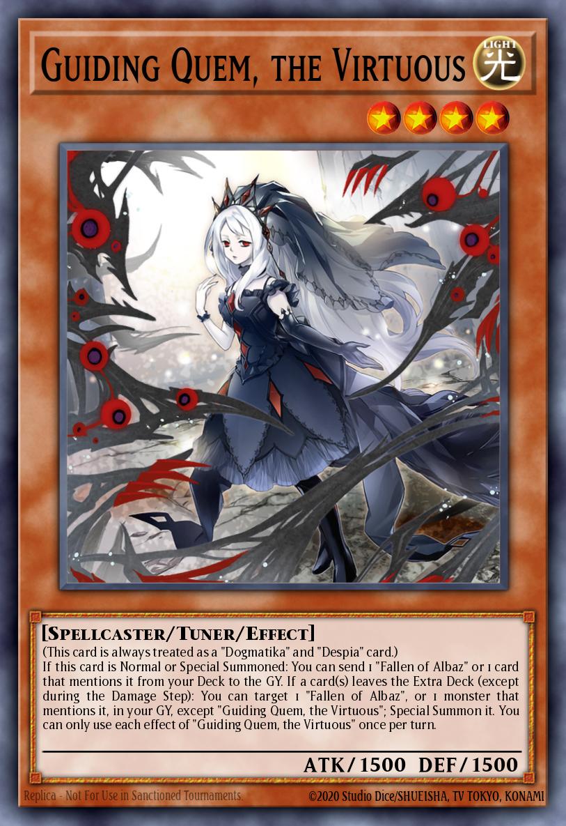 Guiding Quem, the Virtuous Yu-Gi-Oh card