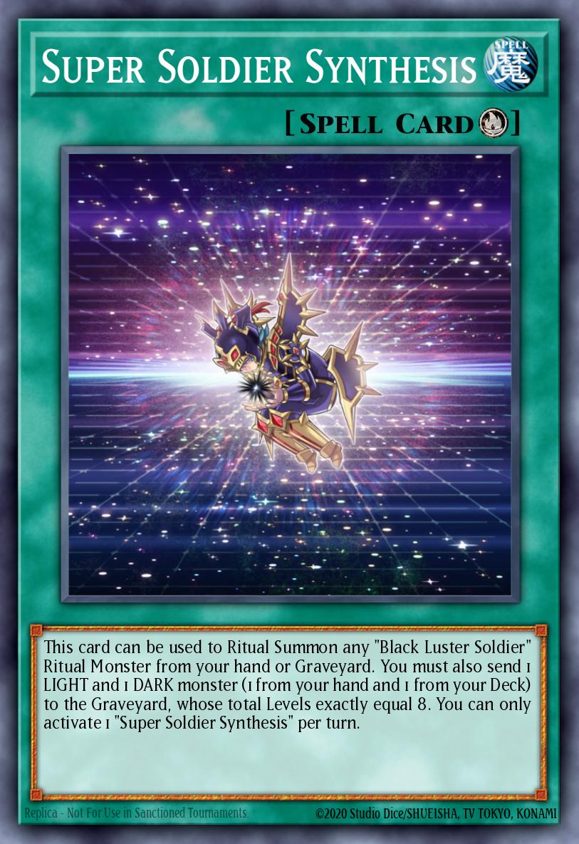 Super Soldier Synthesis Yu-Gi-Oh card