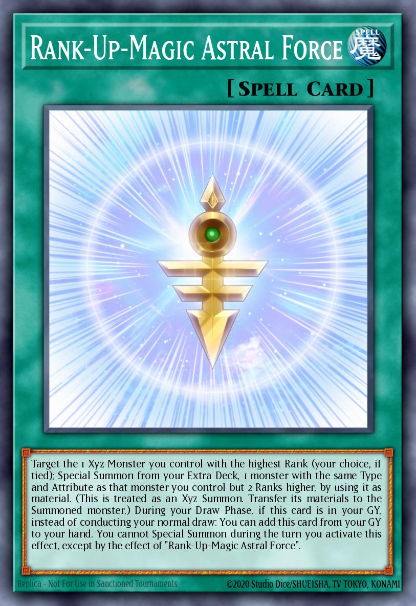 Rank-Up-Magic Astral Force Yu-Gi-Oh card