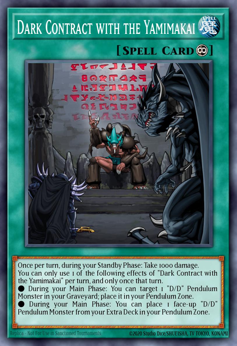 Dark Contract with the Yamimakai Yu-Gi-Oh card
