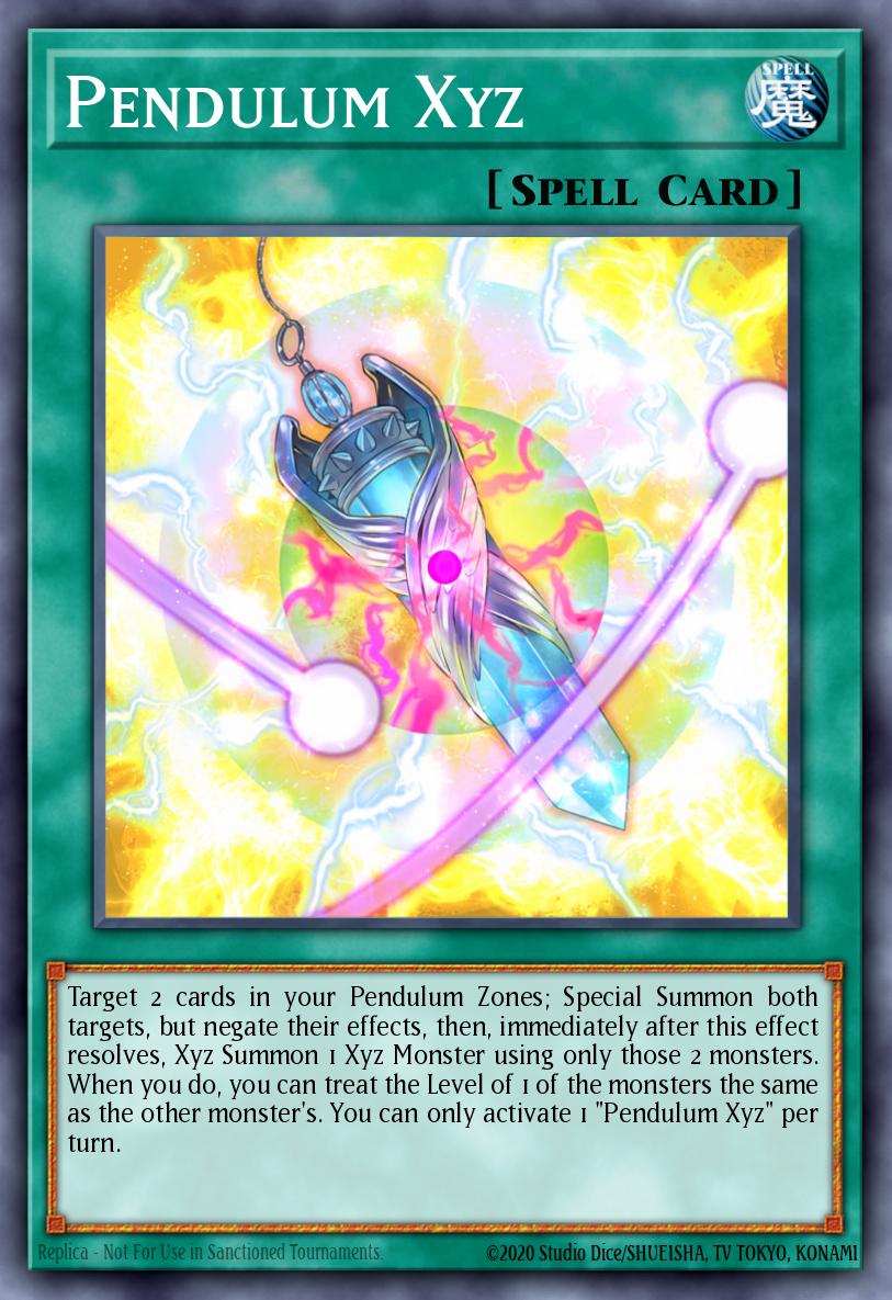 Pendulum Xyz Yu-Gi-Oh card