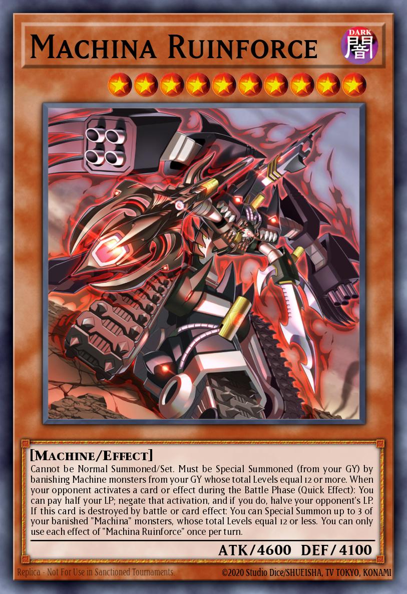 Machina Ruinforce Yu-Gi-Oh card