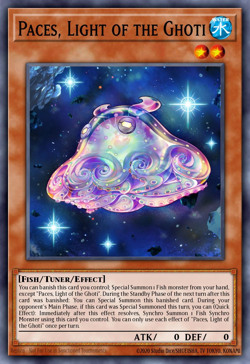 Paces, Light of the Ghoti Yu-Gi-Oh card