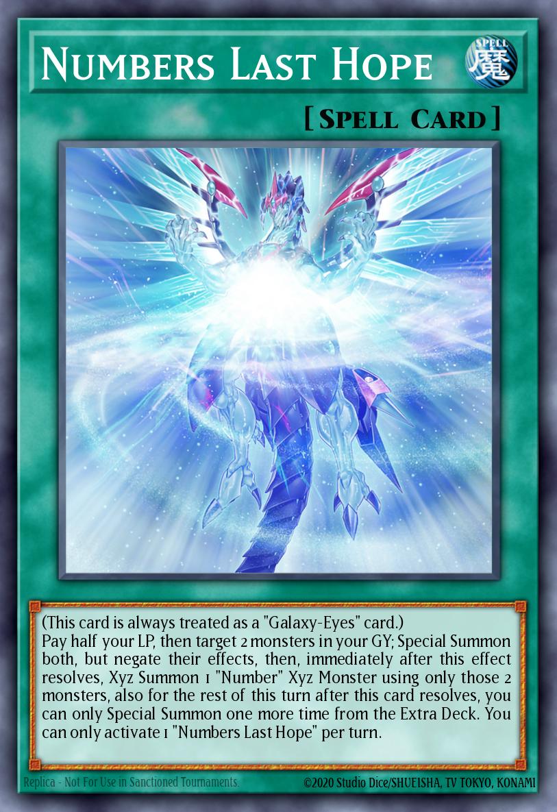 Numbers Last Hope Yu-Gi-Oh card