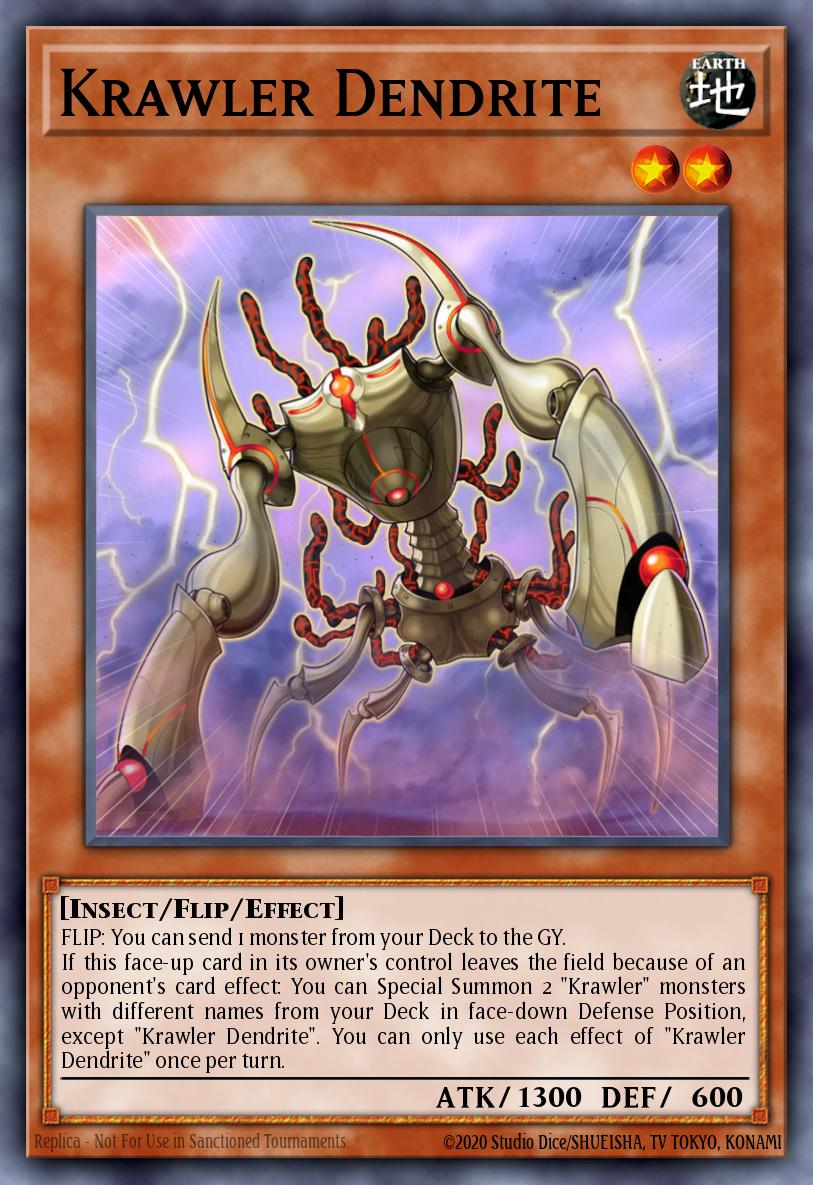 Krawler Dendrite Yu-Gi-Oh card