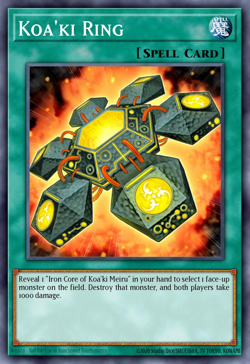 Koa'ki Ring Yu-Gi-Oh card