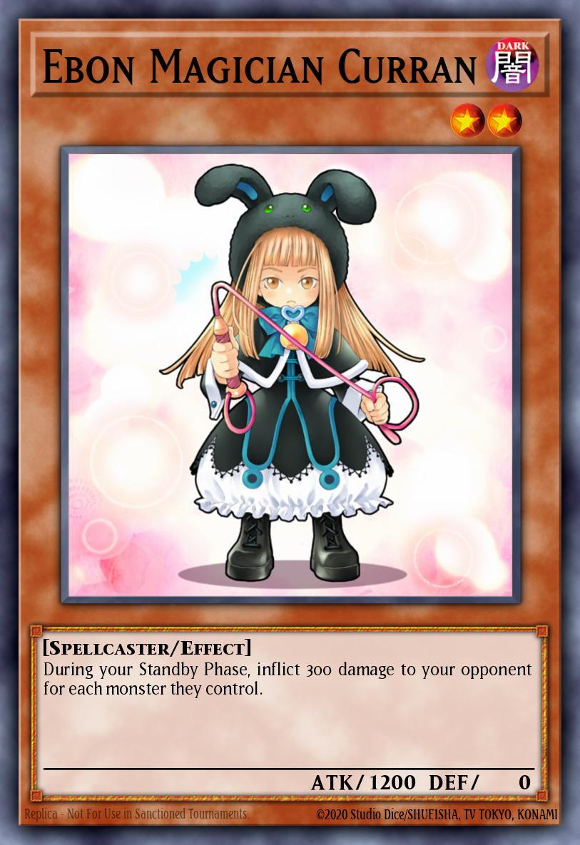 Ebon Magician Curran Yu-Gi-Oh card