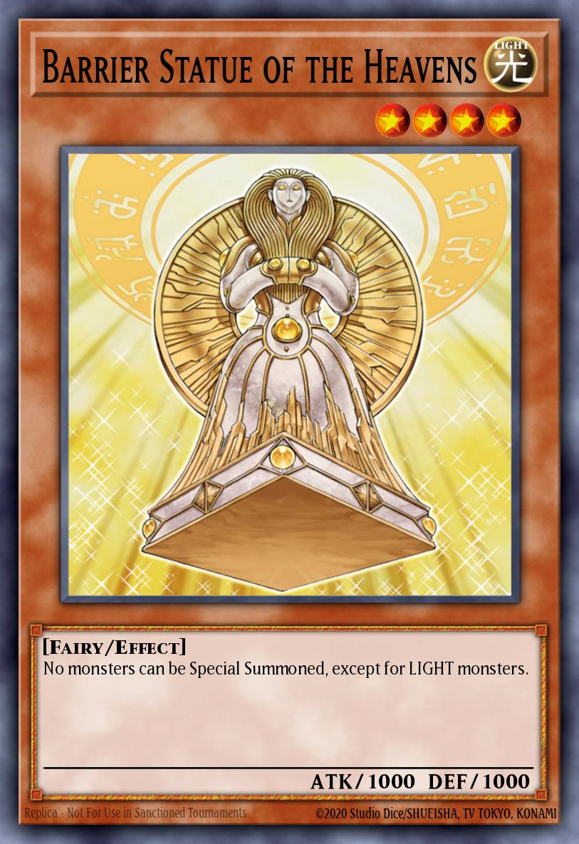 Barrier Statue of the Heavens Yu-Gi-Oh card