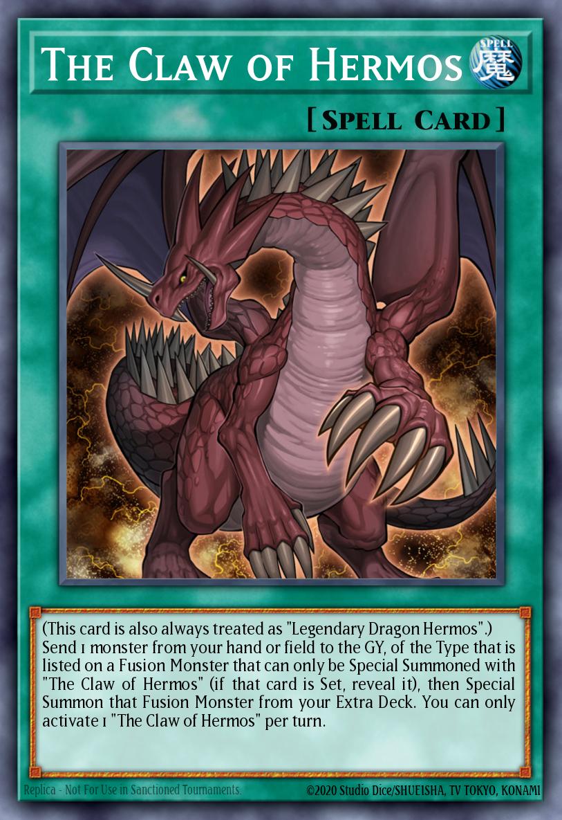 The Claw of Hermos Yu-Gi-Oh card