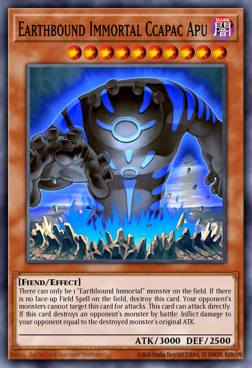 Earthbound Immortal Ccapac Apu Yu-Gi-Oh card