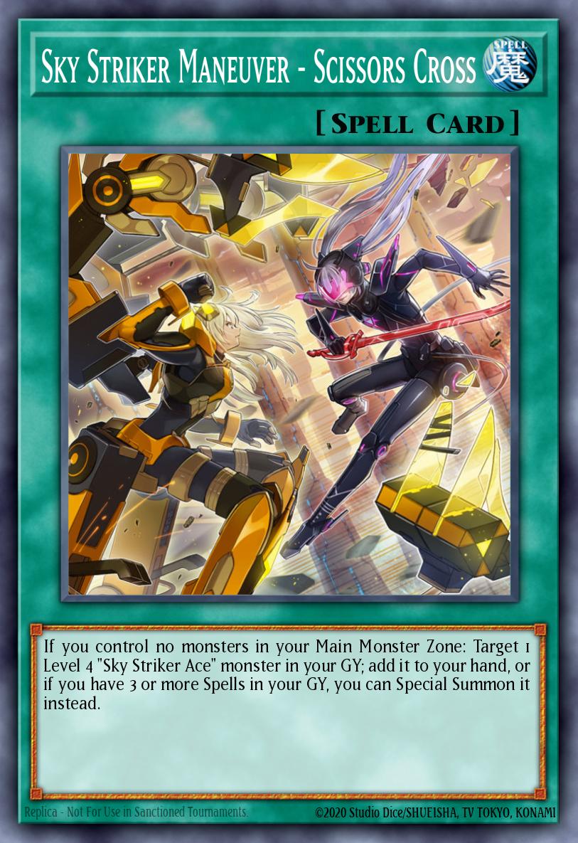 Sky Striker Maneuver - Scissors Cross Yu-Gi-Oh card