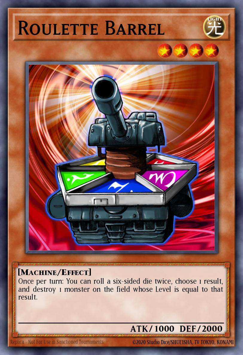 Roulette Barrel Yu-Gi-Oh card