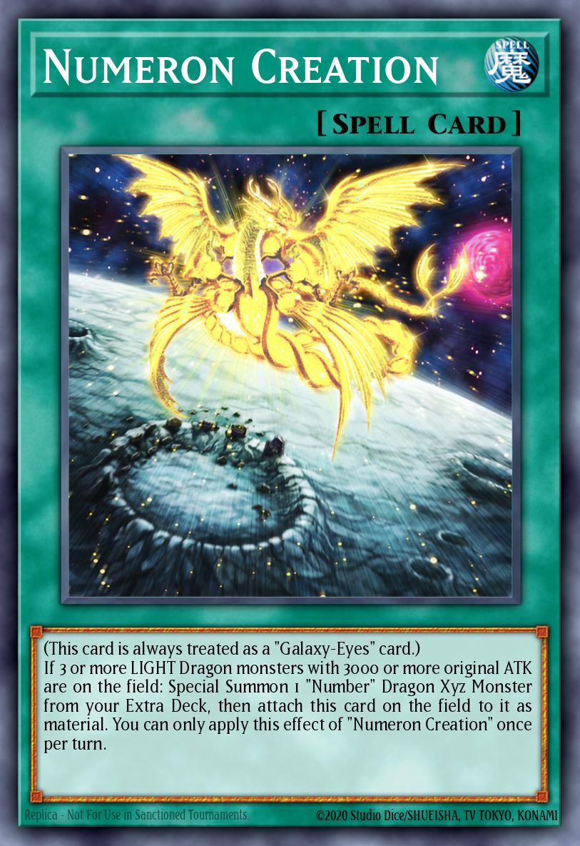 Numeron Creation Yu-Gi-Oh card