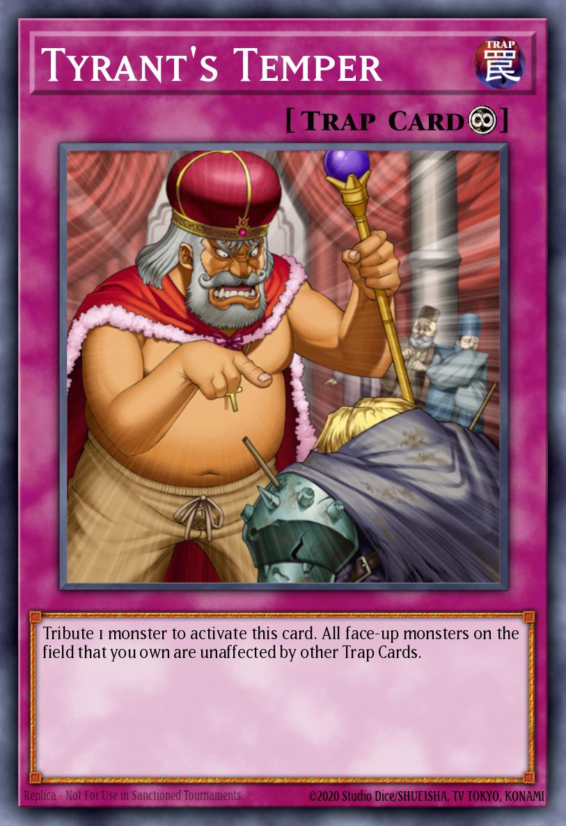 Tyrant's Temper Yu-Gi-Oh card