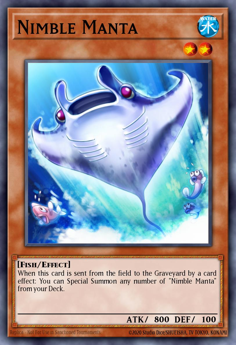Nimble Manta Yu-Gi-Oh card