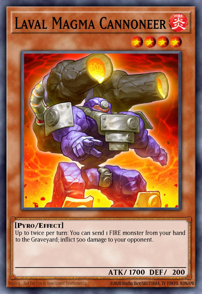 Laval Magma Cannoneer Yu-Gi-Oh card