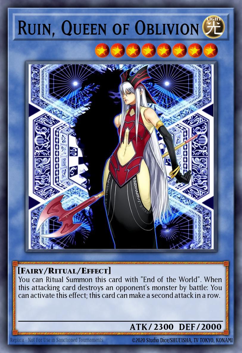 Ruin, Queen of Oblivion Yu-Gi-Oh card