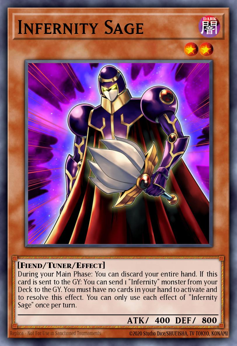Infernity Sage Yu-Gi-Oh card